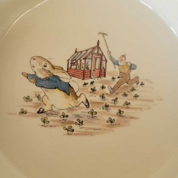 WEDGWOOD Peter Rabbit Plate - White, Vintage - Picture 5 of 5